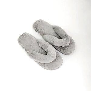 Fur Thong Slippers